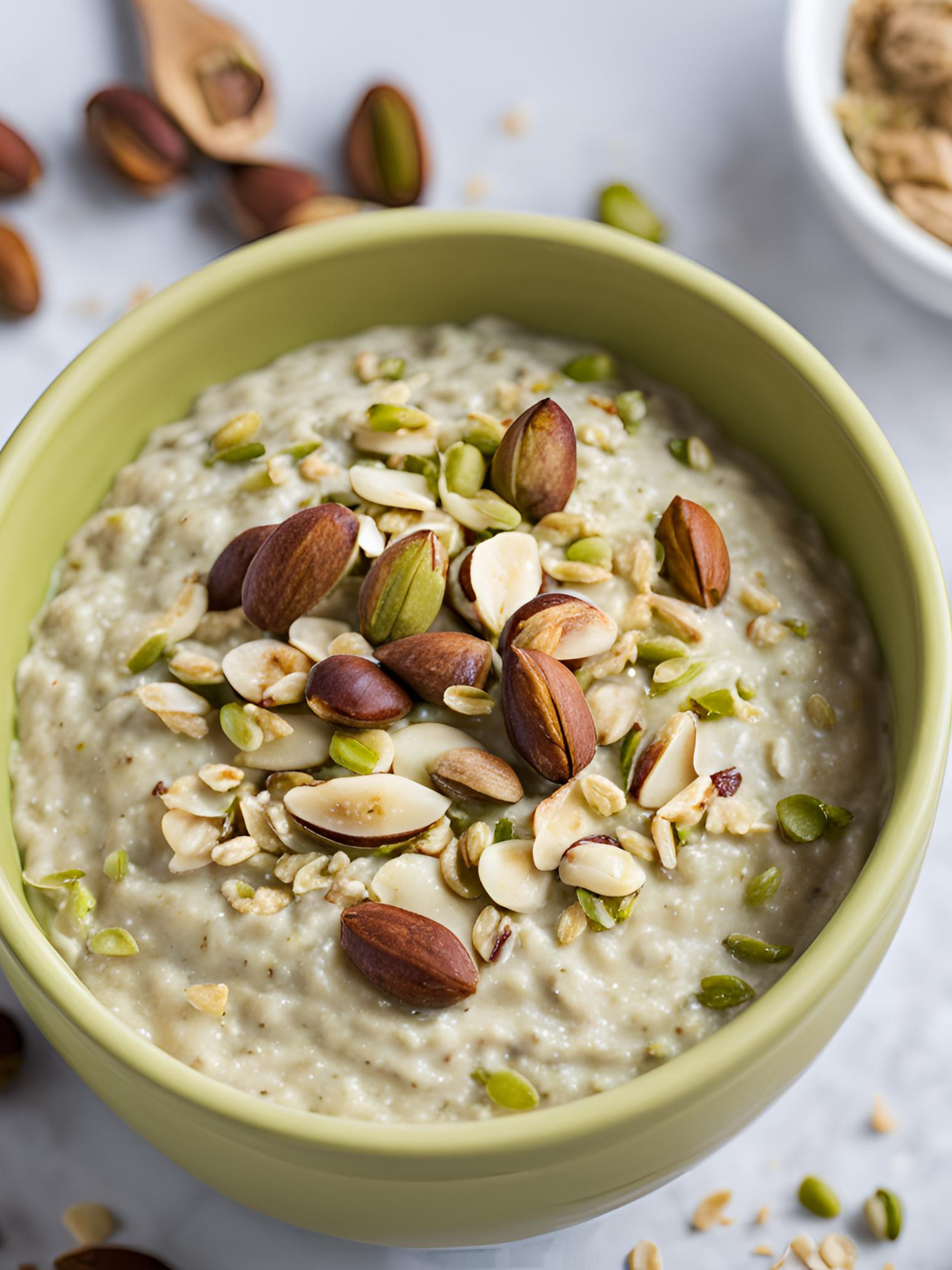 Overnight Pistachio Oats