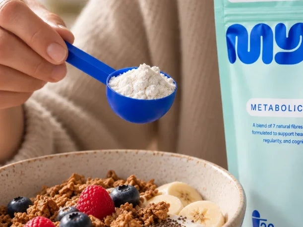 A full scoop of myota in the same drink